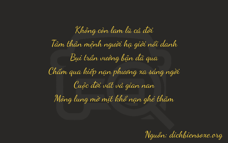 Thơ dịch biển số xe 03374