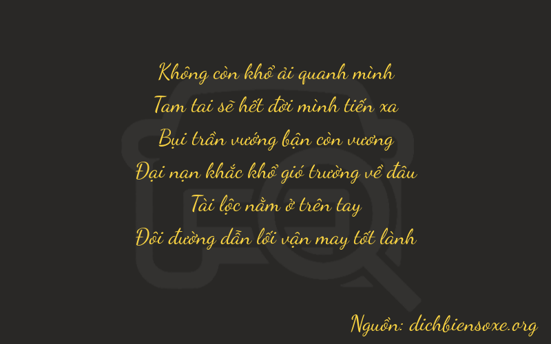 Thơ dịch biển số xe 03382