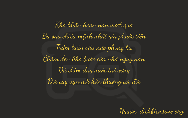 Thơ dịch biển số xe 03397