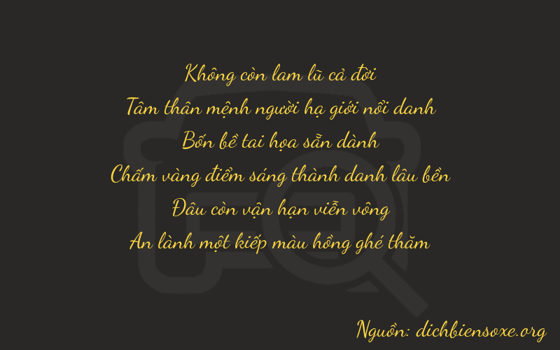 Thơ dịch biển số xe 03401