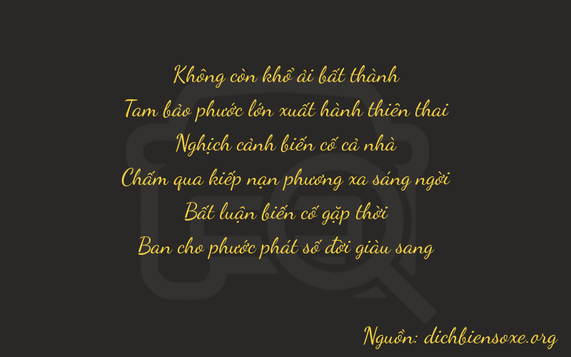 Thơ dịch biển số xe 03408