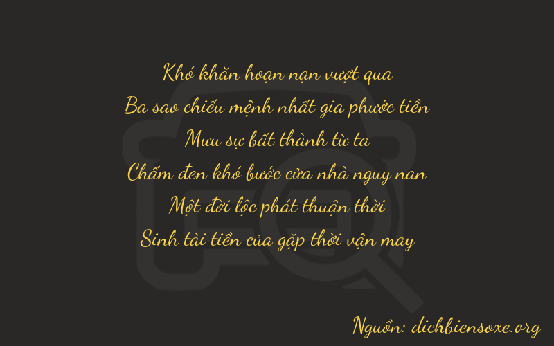 Thơ dịch biển số xe 03415