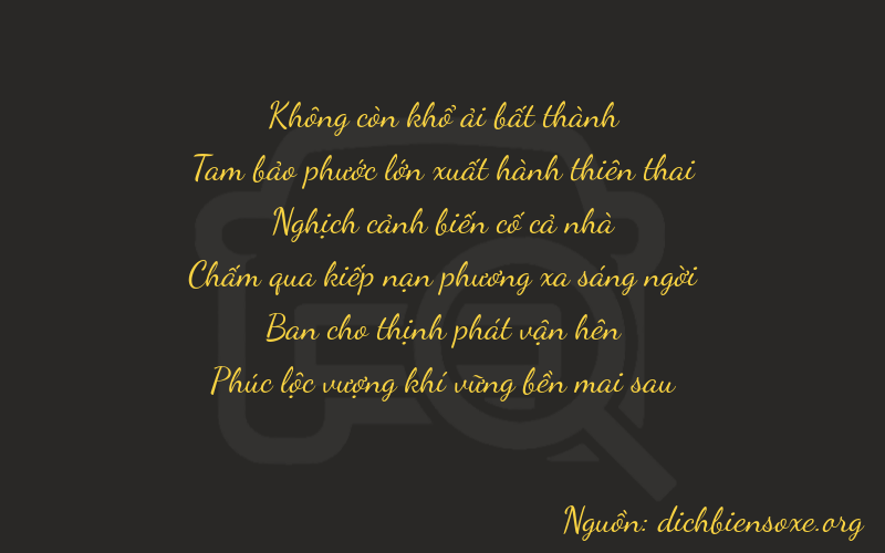 Thơ dịch biển số xe 03426