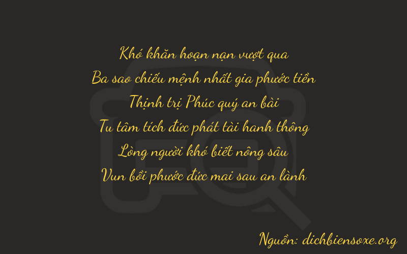 Thơ dịch biển số xe 03667