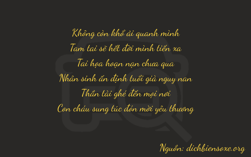 Thơ dịch biển số xe 03760