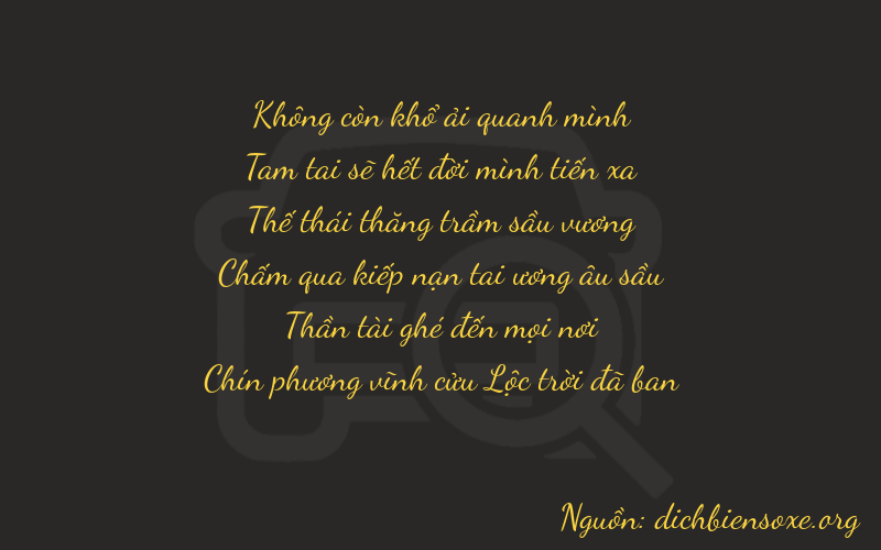 Thơ dịch biển số xe 03769