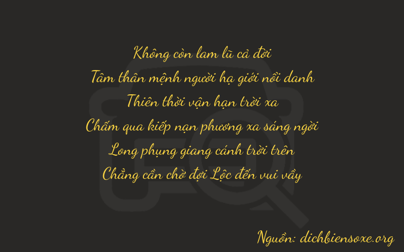 Thơ dịch biển số xe 03770