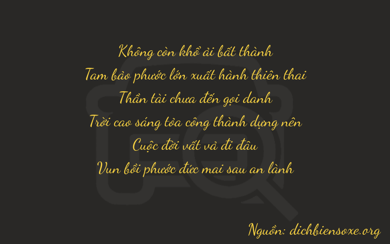 Thơ dịch biển số xe 03777
