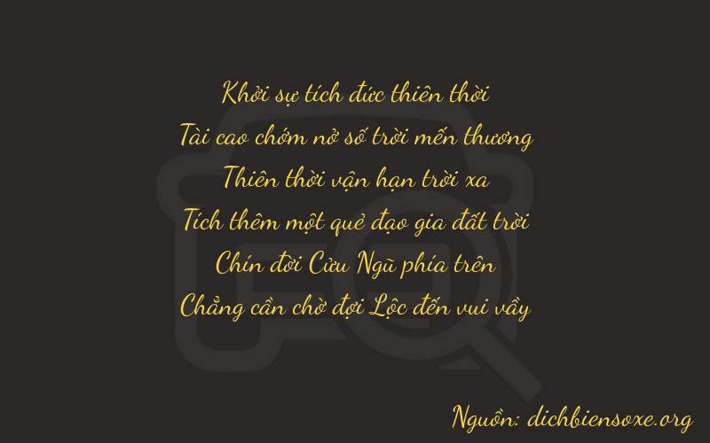 Thơ dịch biển số xe 03790
