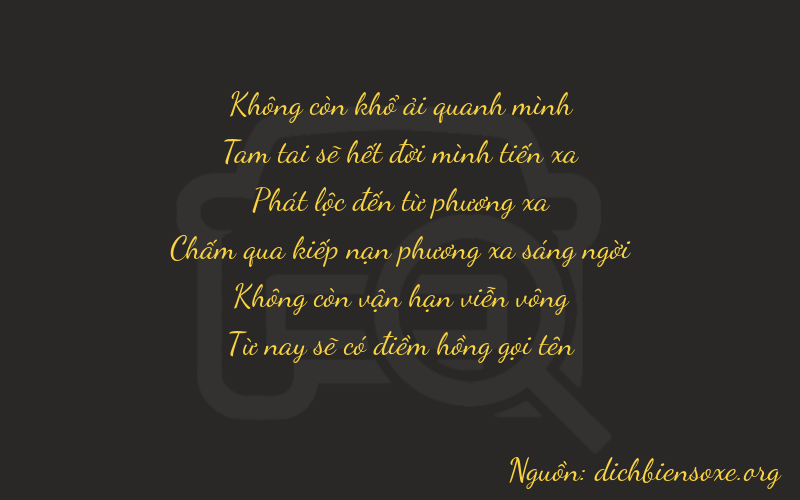 Thơ dịch biển số xe 03805