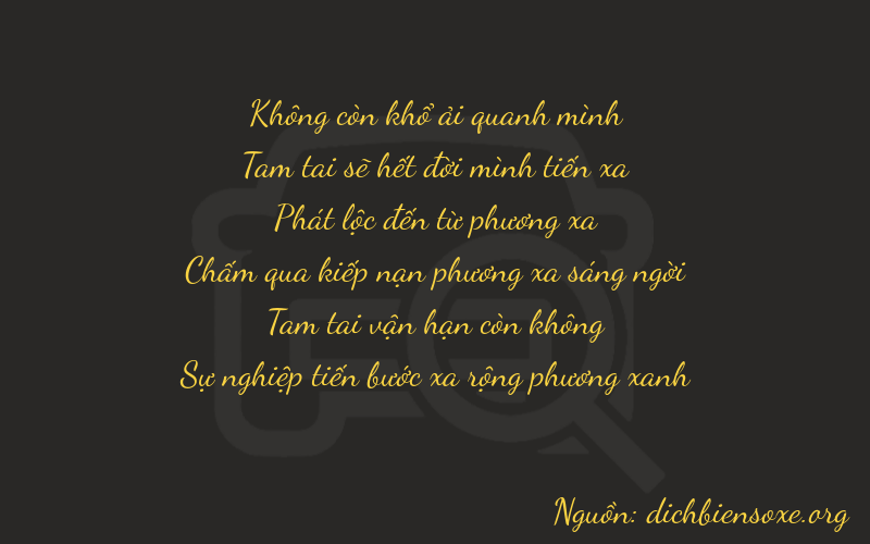 Thơ dịch biển số xe 03832