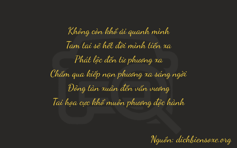 Thơ dịch biển số xe 03841