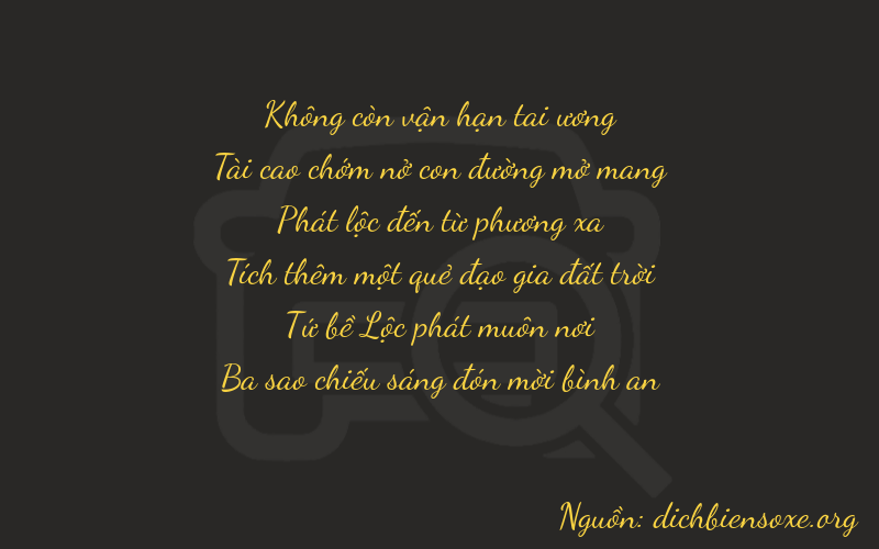 Thơ dịch biển số xe 03843