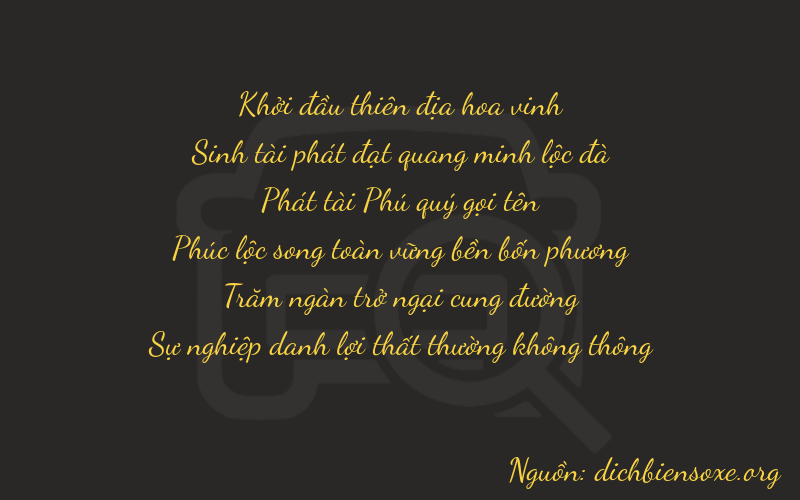 Thơ dịch biển số xe 03872