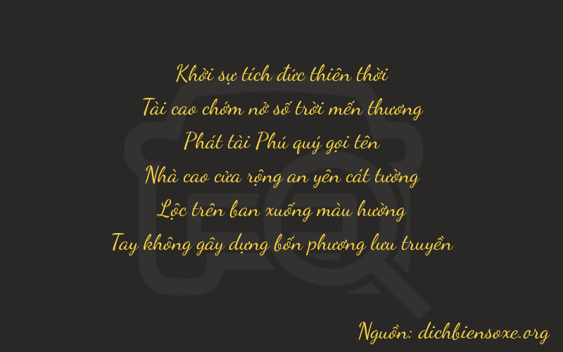Thơ dịch biển số xe 03880