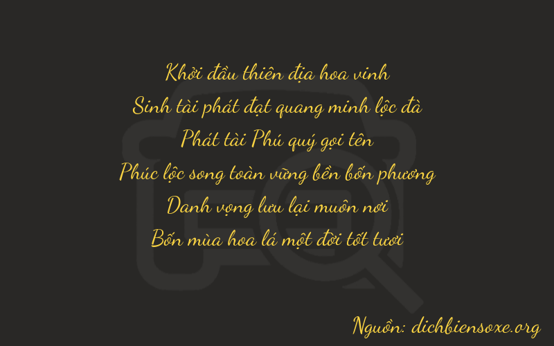 Thơ dịch biển số xe 03881