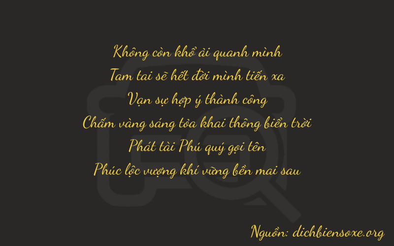 Thơ dịch biển số xe 03886