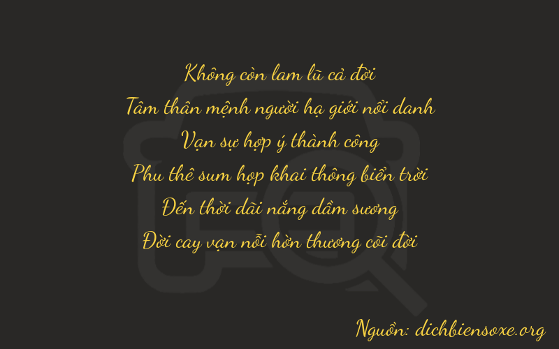 Thơ dịch biển số xe 03887