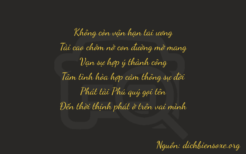 Thơ dịch biển số xe 03888
