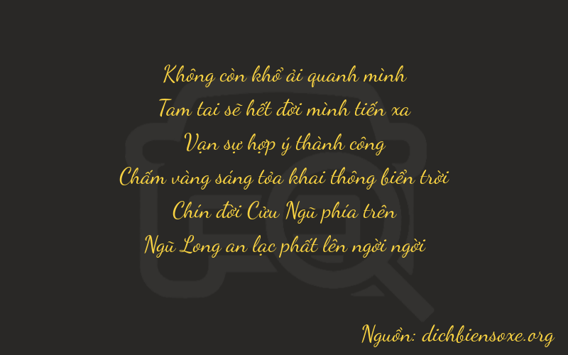 Thơ dịch biển số xe 03895