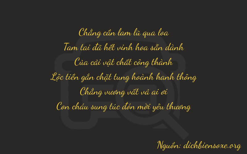 Thơ dịch biển số xe 03900