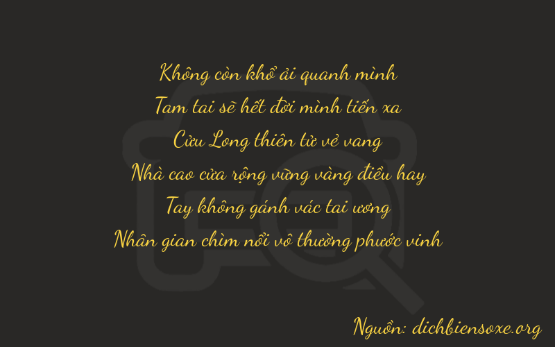 Thơ dịch biển số xe 03904