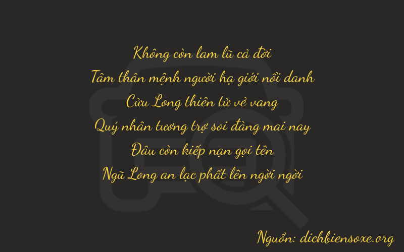 Thơ dịch biển số xe 03905