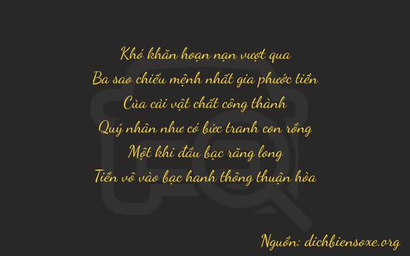 Thơ dịch biển số xe 03910