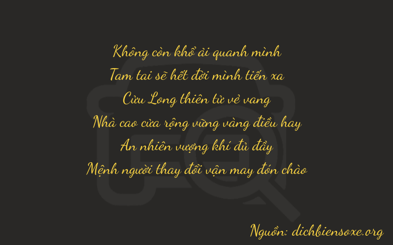 Thơ dịch biển số xe 03913