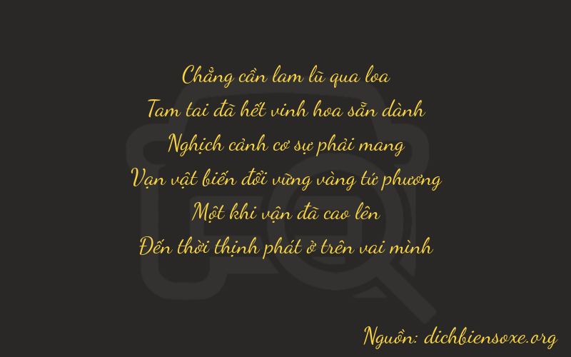 Thơ dịch biển số xe 03918