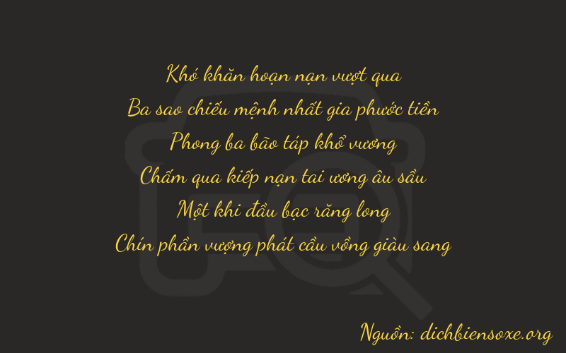 Thơ dịch biển số xe 03919
