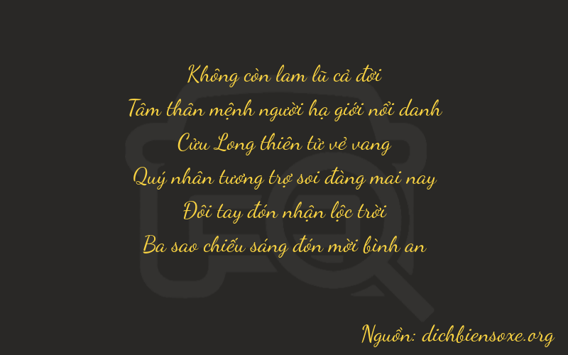 Thơ dịch biển số xe 03923
