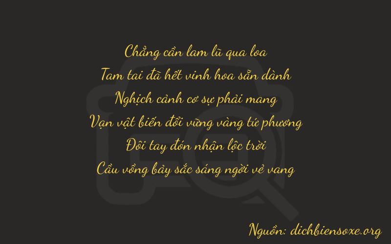 Thơ dịch biển số xe 03927