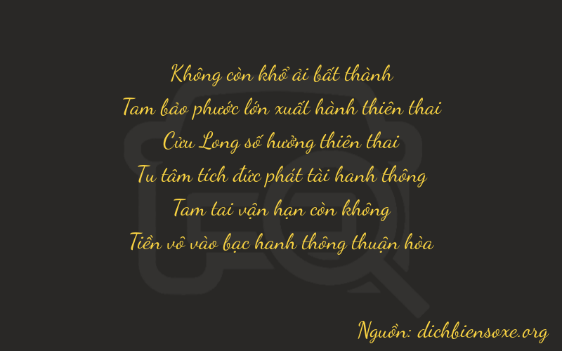 Thơ dịch biển số xe 03930