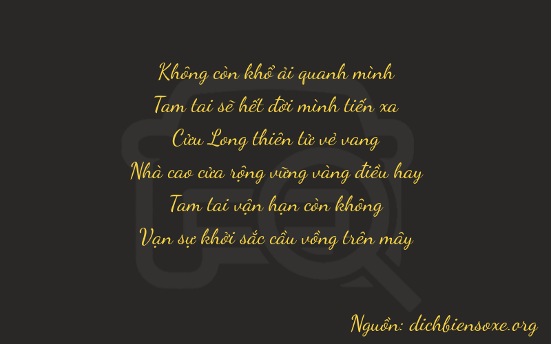 Thơ dịch biển số xe 03931