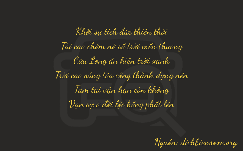 Thơ dịch biển số xe 03934