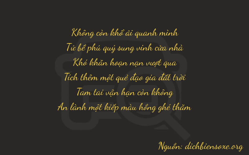 Thơ dịch biển số xe 04031