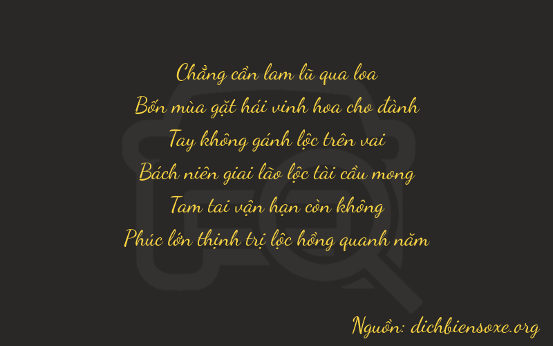 Thơ dịch biển số xe 04036