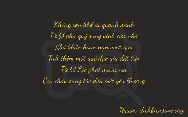 Thơ dịch biển số xe 04040