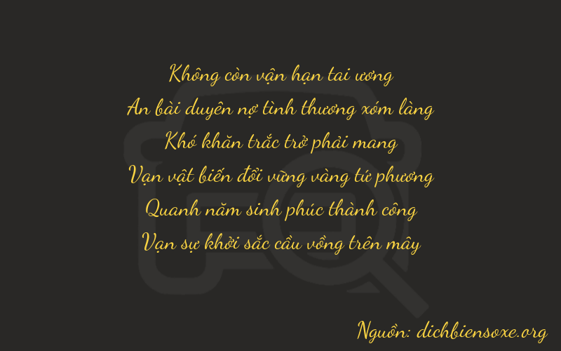 Thơ dịch biển số xe 04051