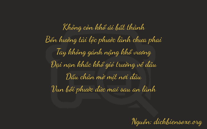 Thơ dịch biển số xe 04057
