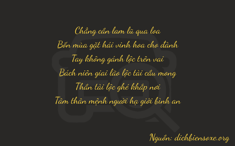 Thơ dịch biển số xe 04063