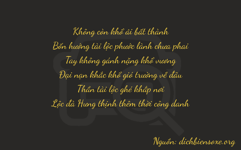 Thơ dịch biển số xe 04066