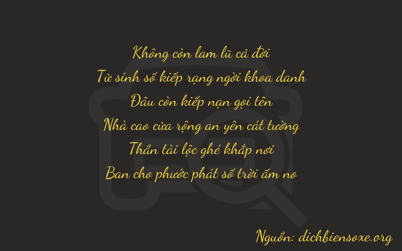 Thơ dịch biển số xe 04068