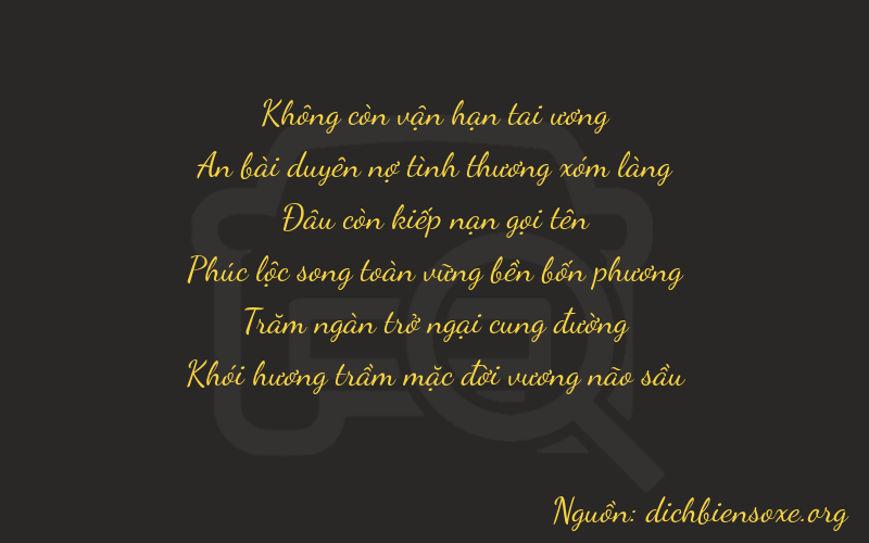 Thơ dịch biển số xe 04078