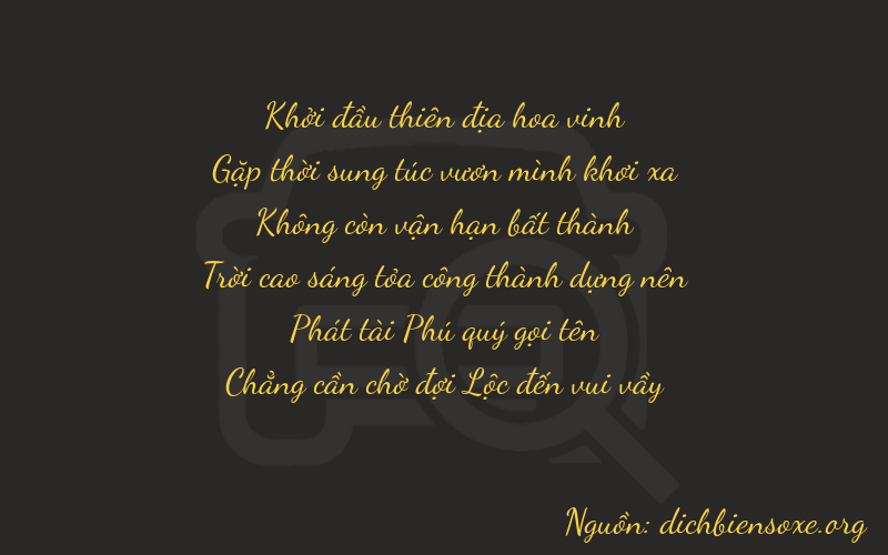 Thơ dịch biển số xe 04080