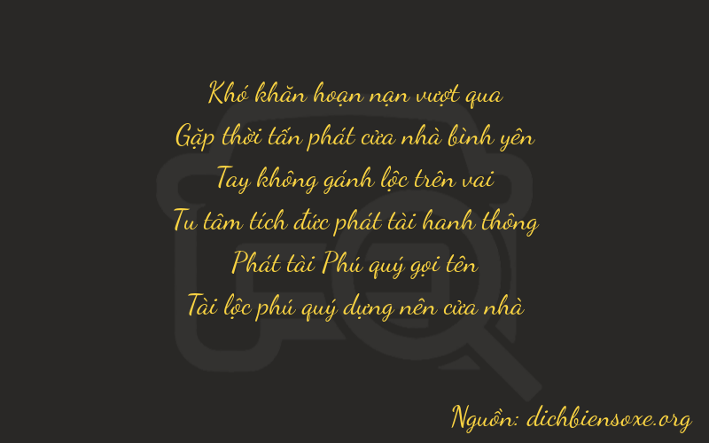 Thơ dịch biển số xe 04082