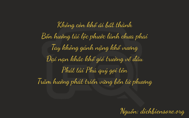 Thơ dịch biển số xe 04084