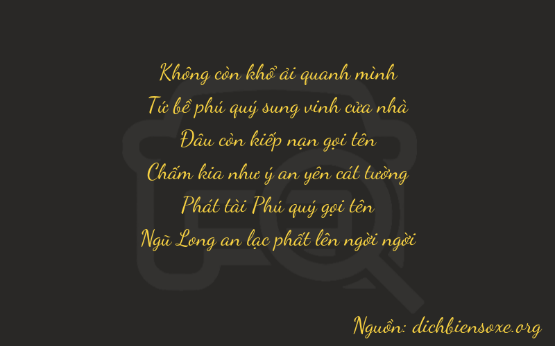 Thơ dịch biển số xe 04085