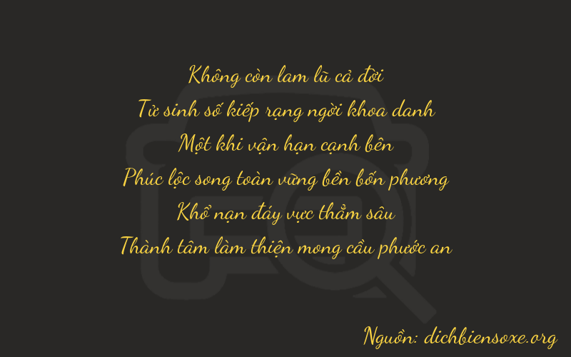 Thơ dịch biển số xe 04113